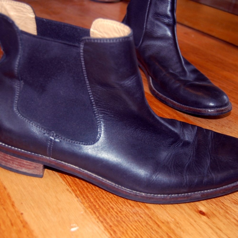Cole Haan Black Leather Chelsea Boots